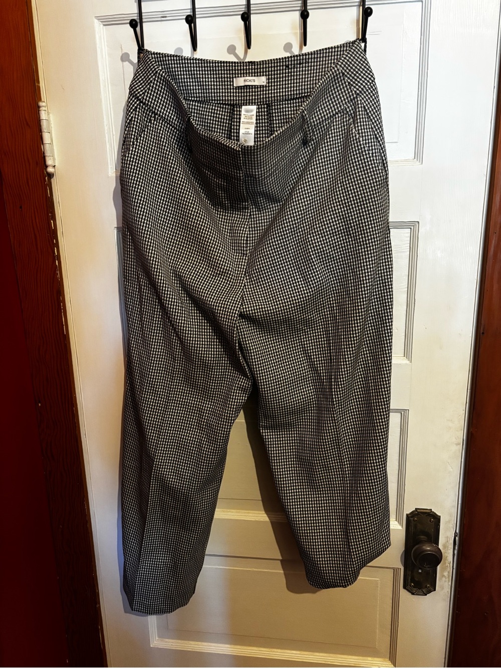 Ricki's Black & White Houndstooth Tailored Pants